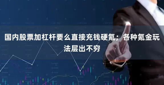 国内股票加杠杆要么直接充钱硬氪；各种氪金玩法层出不穷
